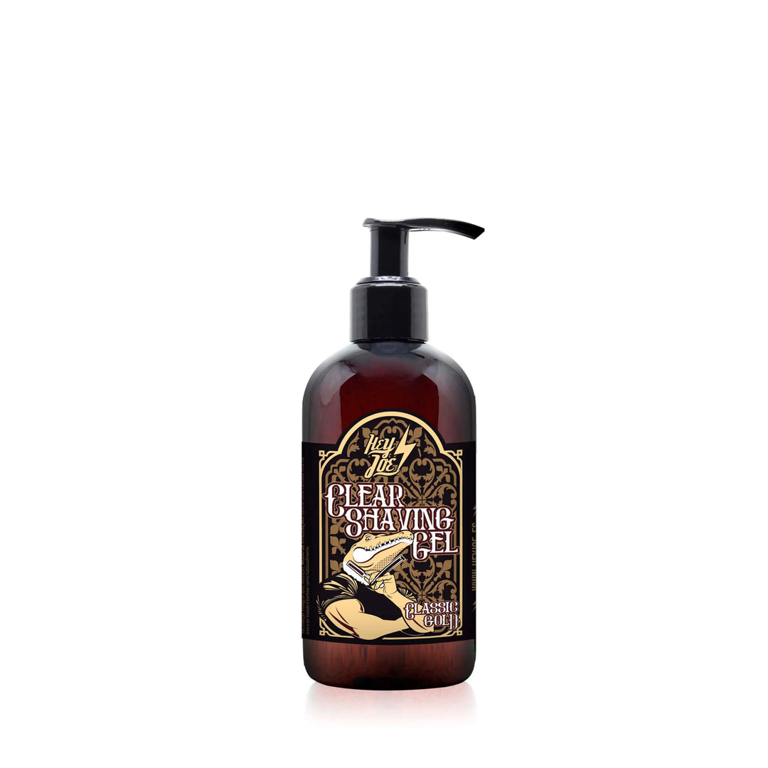 Hey Joe! Clear shaving Gel Classic Gold