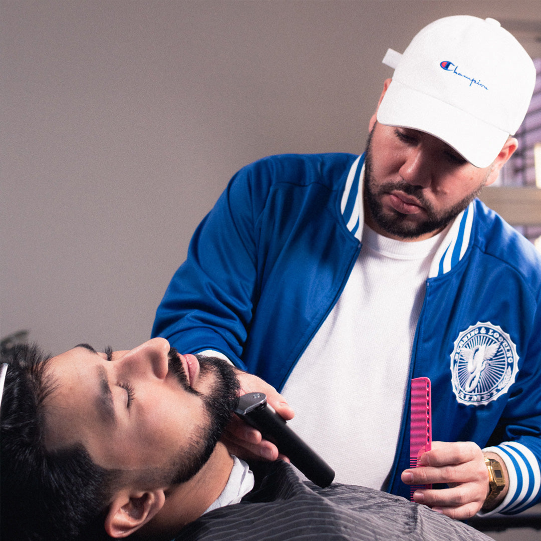 Mauro performing Beard Ritual